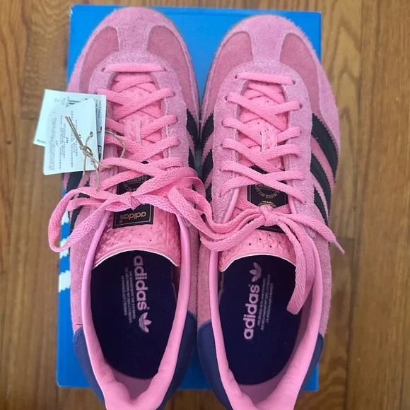 COPY - Adidas gazelle indoor “bliss pink purple” Mrs size 5.5 women’s size 7 - Picture 4 of 5
